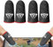 ZWWOGE 4PCS Dedales para Jugar al Movil Transpirable Gaming Disparos sensibles al Sudor para Cuchillos para Android y iOS,PUBG Mobile Game Finger Sleeve, Anti-Sudor Pantalla táctil de Dedo Manga