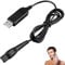 15V Shaver Charger Cable Compatible with HQ8505 Charger, Black Charging Cable for Philips Beard Trimmers, Power Cord for Philips Razor 3000/5000/7000 Series