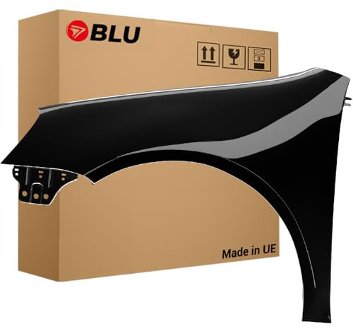 BLU Kotflügel Passend für Volkswagen Golf 5 V Schrägheck LC9X Links Schwarz | 2003-2009 | Vorderseite Vorne | Lackiert | Einbaufertig