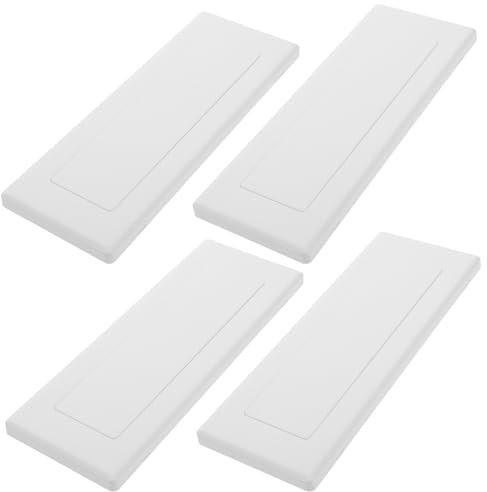 HOMSFOU 4 Stück Kunststoff Abdeckplatten Für Elektrokästen Blanke Steckdosenabdeckungen Anschlusskastenabdeckungen Steckdosenabdeckungen Für Steckdosen Abdeckungen Für Elektrokästen