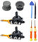 Hzxkqmil Joystick de Repuesto Stick Analógico para MSI Claw A1M Consola, Incluye 2 Módulo de Sensor de Joysticks 2 Agarre del Pulgar Kit de Reparación para MSI Claw Gaming Handheld, Gris