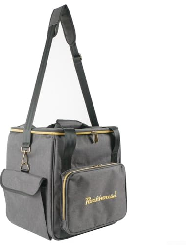 Yhenlovtt Praktische Vinyl-Schallplatten-Tasche bietet reichlich Platz und organisatorische Funktionen für den Transport Ihrer Sammlung
