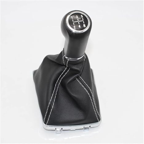 CAIZHICNC Kompatibel mit VAUXHALL Kompatibel mit OPEL Kompatibel mit ASTRA H 2004-2010 Auto 5 6 Gang Schalthebel Schaltknauf Mit Lederstiefel(4)