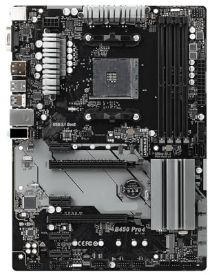 1 pz Scheda madre B450 Scheda madre B450 PRO4 Supporta 5600G 5700 5800X 1600 4300 3000 320GE CPU AM4 DDR4 128G ATX