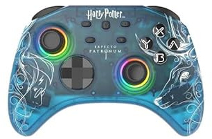 Born To Vape presente Harry Potter - Manette Switch RGB Sans Fil C�ble 1M - Translucide - Patronus et son sticker BTV exclusif collectionnable