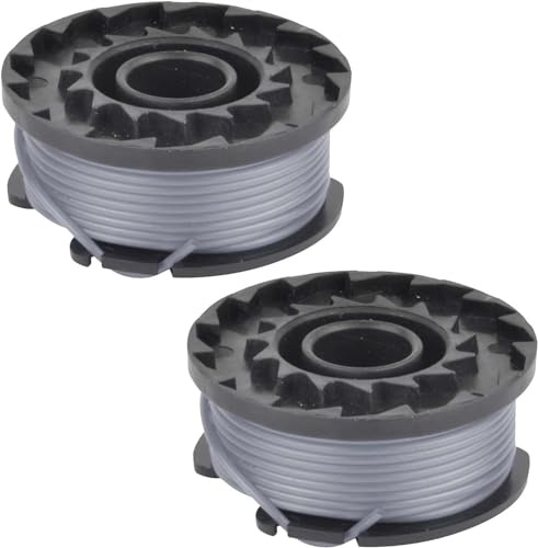Spares2go Spulenschnurvorschub für Bosch Art 23 SL, Art 26 SL Trimmer Rasentrimmer (2 Spulen)