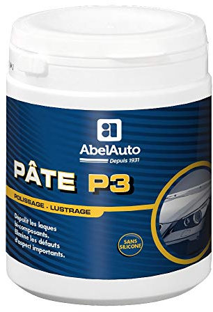 ABELAUTO Paste of Dépolissage P3 1kg - Aluminium Oxide Fine Polishing Paste for Aluminium, Stainless Steel, Glass, Ceramic, Marble, Granite