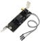 Gkhowiu 24Bit 192Khz Card SPDIF Optical and RCA Out Plate Cable Bracket Digital Audio Output for
