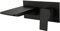 SJQKA Grifo Lavabo Pared Grifo Cascada Pared Grifo Bañera Empotrado Latón (negro)