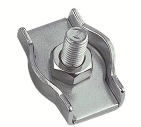 Simplex Drahtseilklemme 6 mm 4 Stück für Drahtseil 6 mm Edelstahl A4 NIRO, AISI 316 Nirosta