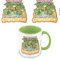 Pyramid International MGC27771 Teenage Mutant Ninja Turtles Keramik-Kaffeetasse, Cowabunga-Design, 325 ml Fassungsvermögen