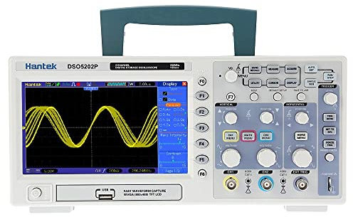 DSO5202P Digital Oscilloscope 200MHz Bandwidth 2 Channels 1GSa/s 7inch TFT LCD PC USB Portable Oscilloscope Electrical Tool