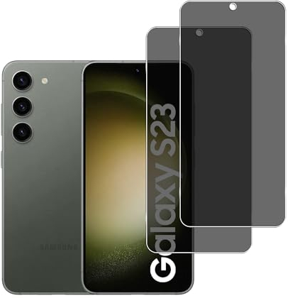 YIFNTANG [2 Stück] Sichtschutzfolie für Samsung Galaxy S22 5G/S23 5G,Gehärtetes Glas Folie,9H Härte,Anti-Kratzen,Anti-Spy Privatsphäre Displayschutzfolie für Samsung Galaxy S22 5G/S23 5G