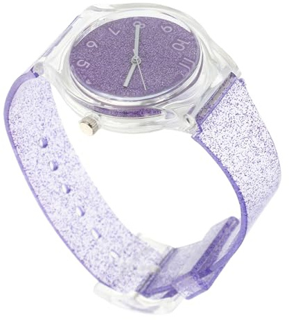 SAFIGLE Kinderarmbanduhr aus Silikon kinderuhren Armbanduhr für wasserdichte Uhr arabische Zahlenuhr transparente schauen zu Gelee Anschauen Gurt
