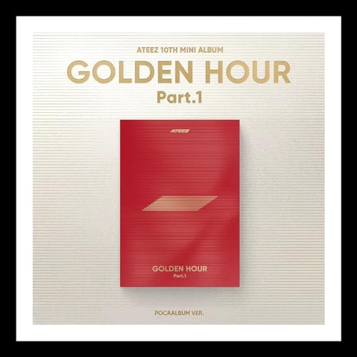 ATEEZ GOLDEN HOUR : PART.1 10th Mini Album (POCA ALBUM Ver) K-POP SEALED