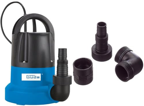 Güde Flachsaugerpumpe GFS 401 S & 94539 Pumpenanschlussstutzen 1 1/2 Zoll (1 Stück)