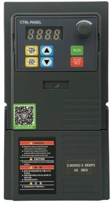 FUYUMIC Variateur de fréquence 3KW VFD Variateur de fréquence 2.2KW 5.5KW Variateur de fréquence de Sortie 3PH 220V 380V Variateur de fréquence 320(3PH380V-3PH380V,5.5KW)