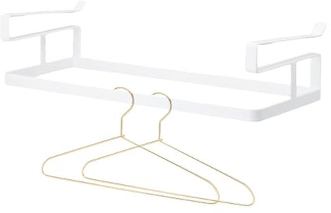 Scaffalatura in compensato per armadietto, scaffalatura in compensato, ripiano inferiore rimovibile, da appendere sotto l'armadio, cestino portaoggetti in filo metallico da appendere sotto l'armadio