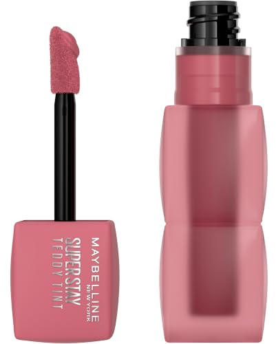 Maybelline Super Stay Teddy Lip Tint, Long Lasting Matte Lipstick For Up To 12HR Wear, Kneehigh, 1 Count