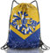 SKYIGC Cheer Rucksack mit Kordelzug, Cheerleader, Turnbeutel, Cheerleader-Zubehör, Cheerleader-Geschenke, für Cheerleader, 1 Stück, Gold und Marineblau, Modern