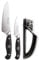 Robert Welch Professional Kitchen Knife Set with Knife Sharpener. Crafted from German 1.4116 Stainless Steel. Paring Knife 9cm/3.5, Chef's Knife 15cm/6.