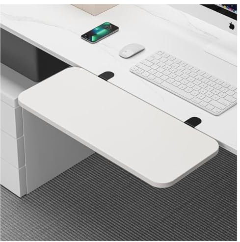 XYUERU Desk extension, desktop expansion plate, foldable table extension, keyboard shelf, bookshelf edge filler and workplace widening solution(70x24cm)