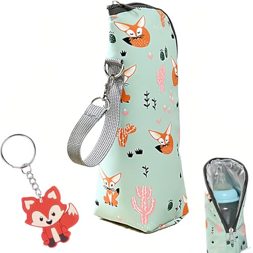 ZEPIQOR 1Pcs porta biberon termico, borsa termica biberon, Borsa di isolamento per biberon, borsa per biberon, termostato per biberon, borsa portatile per biberon per passeggino all'aperto in viaggio
