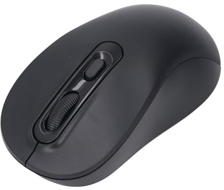 Annadue Wireless Mouse, 2.4G Slim Portable Wireless Mouse for Laptop Silent Mouse 2400 DPI Optical Computer Mice with 3 Adjustable Levels, for Notebook, PC, Office Home Work (Black)