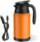 Bollitore Auto 12V, 1000ml Bollitore da Viaggio, Bollitore Portatile Anti-Perdite con Display della Temperatura in Acciaio Inossidabile per Viaggio Picnic Campeggio