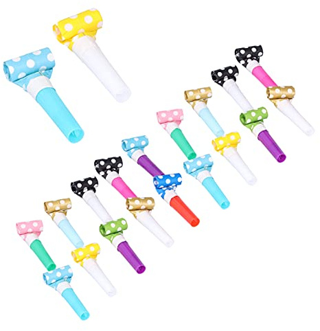 Party Blower Blow Horn Blowout 20 Set Party Blower Cartoon Buntes Geburtstag Keine Macher Blasen Ho Blowout ausgewählt.
