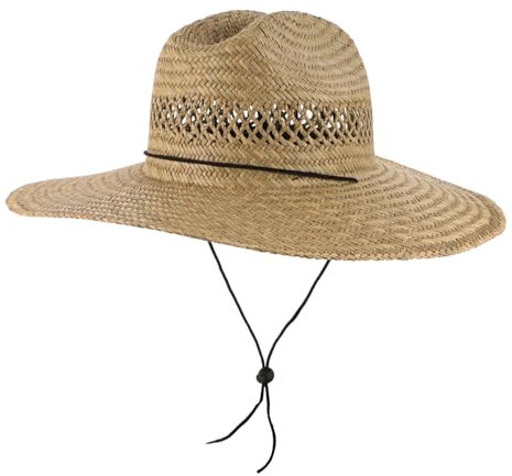 HEALEEP Sombrero De Mano Estilo Rural Para Exteriores Playa Accesorio Cabeza Sombrero De Paja Plano Bloqueador Solar Para Hombre y Mujer