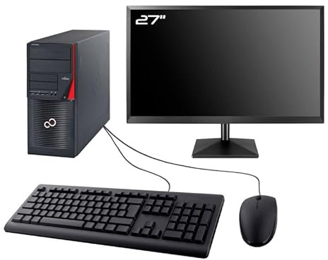 PC Fujitsu Celsius W530 MT Schermo 27 Intel I7-4770 RAM 8GB SSD 1TB WiFi W11 (ricondizionato)