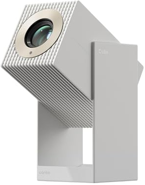 Wanbo Cube 2 Pro Projecteur Intelligent avec Android TV & ToF Auto-Focus – Mini projecteur Portable Compact et Haut-Parleur Bluetooth 8 W, Correction Keystone, cinéma Maison pour Petits espaces