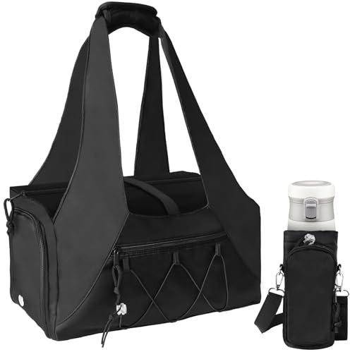 Sporttasche für Damen, Sporttasche Reisetasche mit Schuhfach, Wasserdicht Tragetasche für Yogamatten, Gym Tasche für Damen und Herren, Freizeit Handtasche, für Yoga Sauna Schwimmen Reisen