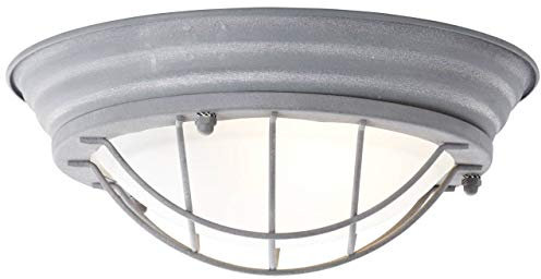 BRILLIANT Lampe Typhoon Wand- und Deckenleuchte 29cm grau Beton/weiß | 1x A60, E27, geeignet für Normallampen (nicht enthalten) | Für LED-Leuchtmittel geeignet