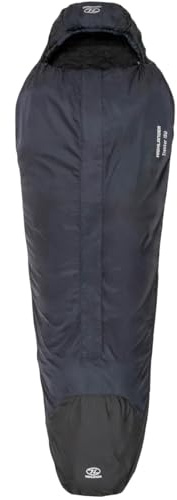 HIGHLANDER Trekker 150 Unisex Adult Sleeping Bag, Charcoal, One Size