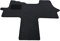 Mertex Automatte Autoteppich kompatibel mit Ducato Jumper II Boxer II 250 seit Bj. 2006 Premium anthrazit meliert 1614-P-A (schwarz, Fahrerhausteppich)