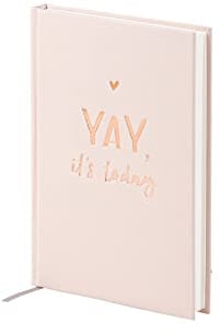 Rössler Bullet Journal A5 | 192 Seiten | Hardcover Notizbuch A5 punktkariert| Innentasche | A5 Notizbuch gebunden | Notizbuch dotted | nachhaltig & klimafreundlich | 1 Stück | Farbe: Rosa | Powder