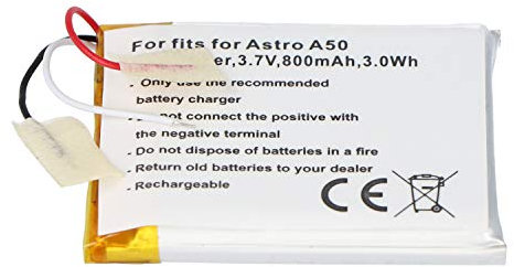 Akku passend für Astro A50, Li-Polymer, 3,7V, 800mAh, 3,0Wh