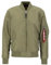 Alpha Industries Herren MA-1 TT Bomberjacke, Olive, XL