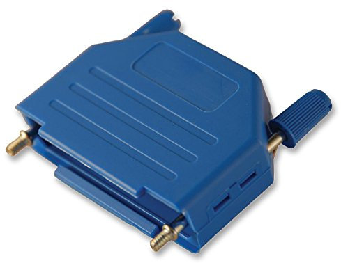 Rückschale, Kunststoff, vertikal, blau, 25 Wege, für Multicomp, D Sub Backshells