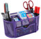 EasyPAG Office Mesh Desk Tidy Versatile Stationery Storage Desktop Organiser Pen Holder with Drawer,Purple
