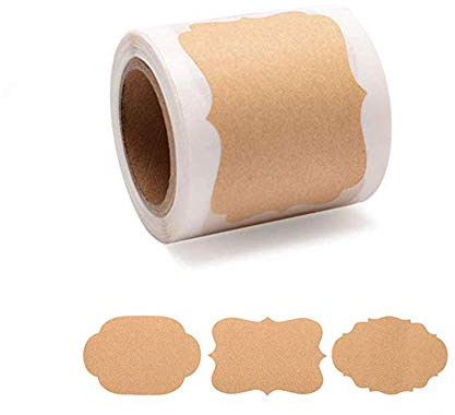 YAVO-EU Etichette Lavagna,Etichette Adesive Impermeabili,Rimovibile Lavagna Adesiva per Decorare Barattoli,Vino,Dispensa,Casa e Ufficio
