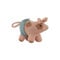 OYOY Stofftier, Kuscheltier Schwein - Hugo Mini Pig - Schweinchen rosa - Baumwolle - L19 x H15 x D12 cm