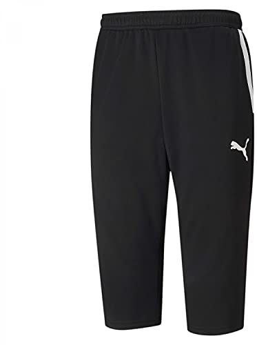 PUMA mens teamLIGA Training 34 Pants, Puma Black-puma White, XXL