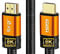 IBRA 2.1 Orange HDMI Cable 8K Ultra High-Speed 48Gbps Lead | Supports 8K@60HZ, 4K@120HZ, 4320p, Compatible with Fire TV, 3D Support, Ethernet Function, 8K UHD, 3D-Xbox PlayStation PS3 PS4 PC etc- 5M