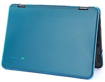 mCover Funda rígida Solo Compatible con Lenovo 300E/500E Chromebook Gen 3 2 en 1 de 11,6 Pulgadas (no para 300E/500E G1/G2) (Aqua)
