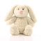 Minifeet RecycelHase - Der nachhaltige Kuschelhase für die schönen Schmusestunden. Plüschiges Geschenk für Tierliebhaber Hasenfreunde und Kuschelfans