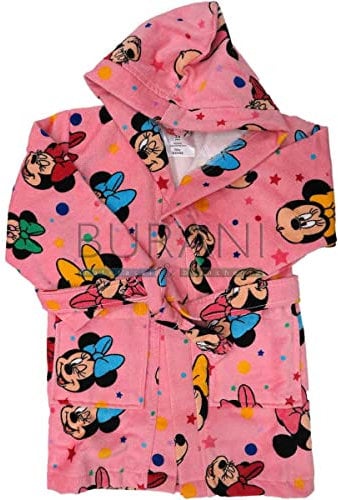 Caleffi Minnie Mouse Bow Cotton Bathrobe
