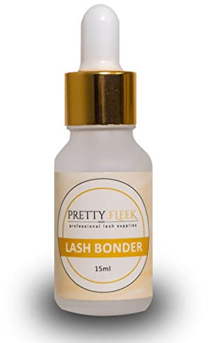 PRETTY FLEEK | Lash Bonder for Eyelash Extensions | Super Bonder Glue Accelerator | Lash Extension Sealant Longer Retention Waterproof Oil-Proof | Special Dropper Design for Dose Control | 15ml
